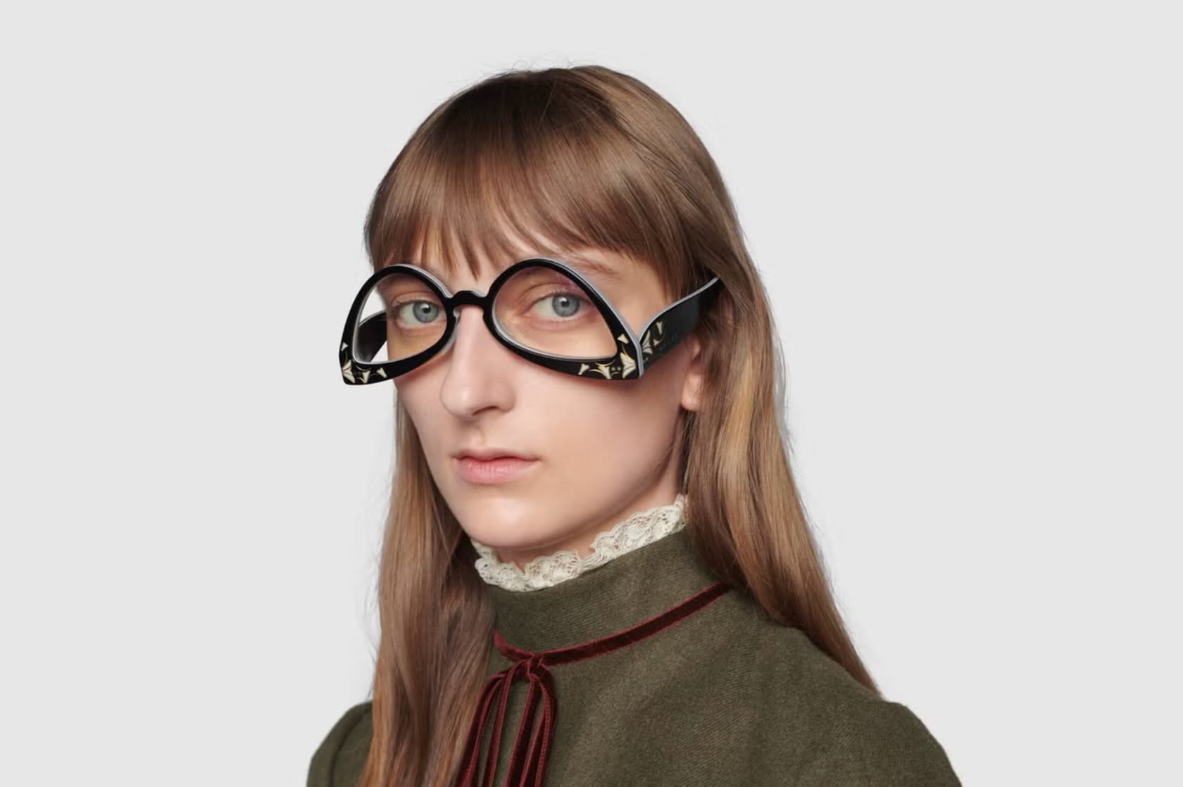 gucci upside down glasses